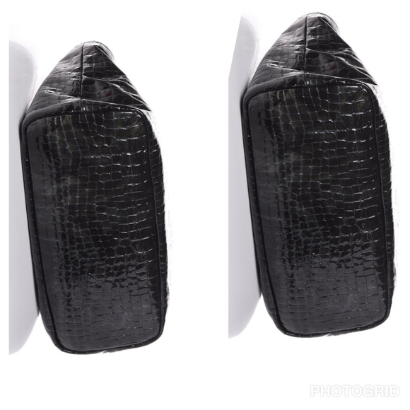 No LONGER Available. MCM Crocodile Embossed Patent Calfskin Tote. - Picture 4 of 8